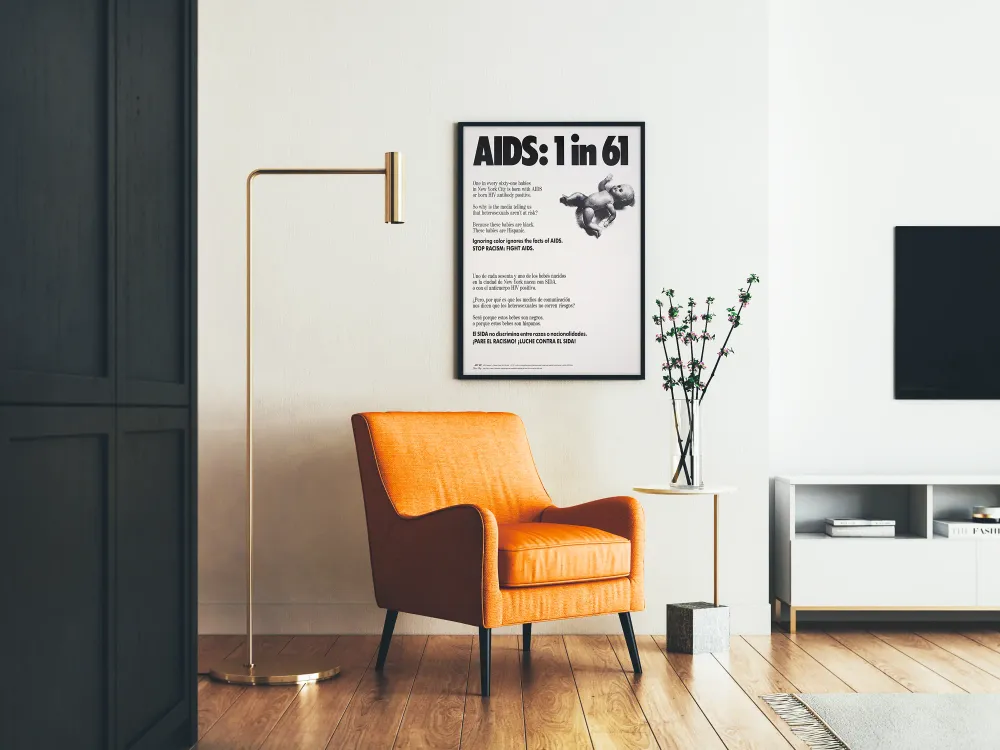 Tietoisuusjuliste HIV:stä - 1 vauva 61:stä New Yorkissa on HIV-positiivinen