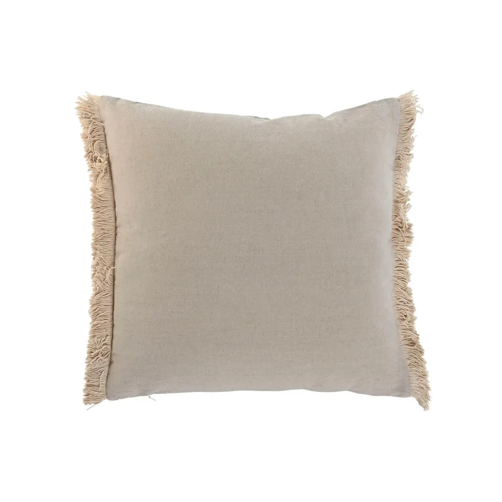 Tyyny Home ESPRIT Harmaa Luonnollinen Boho 45 x 8 x 45 cm