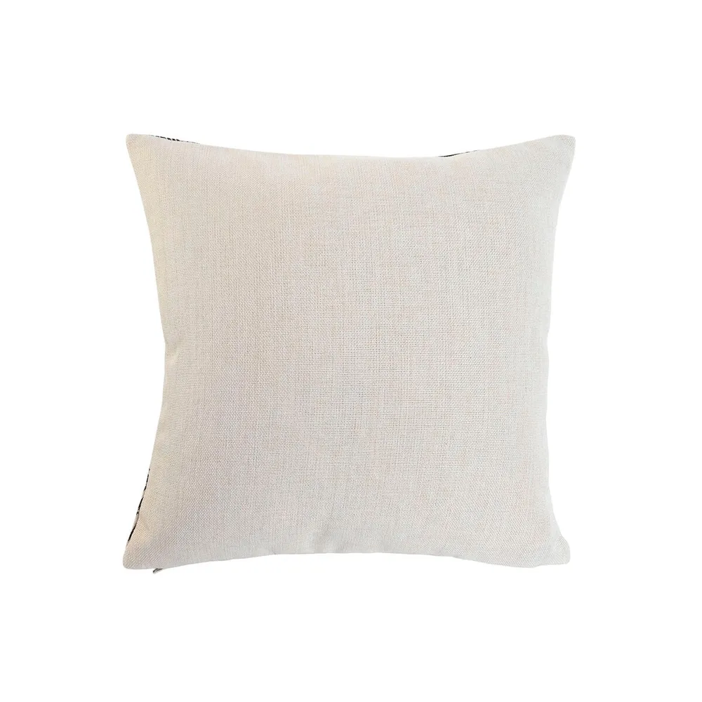 Tyyny Home ESPRIT Valkoinen Musta Painettu 45 x 15 x 45 cm