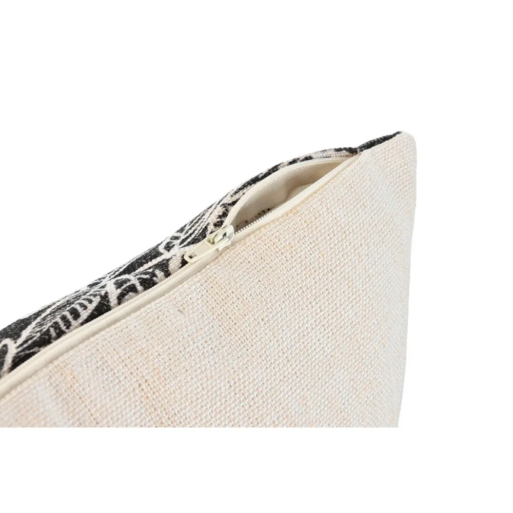 Tyyny Home ESPRIT Valkoinen Musta Painettu 45 x 15 x 45 cm