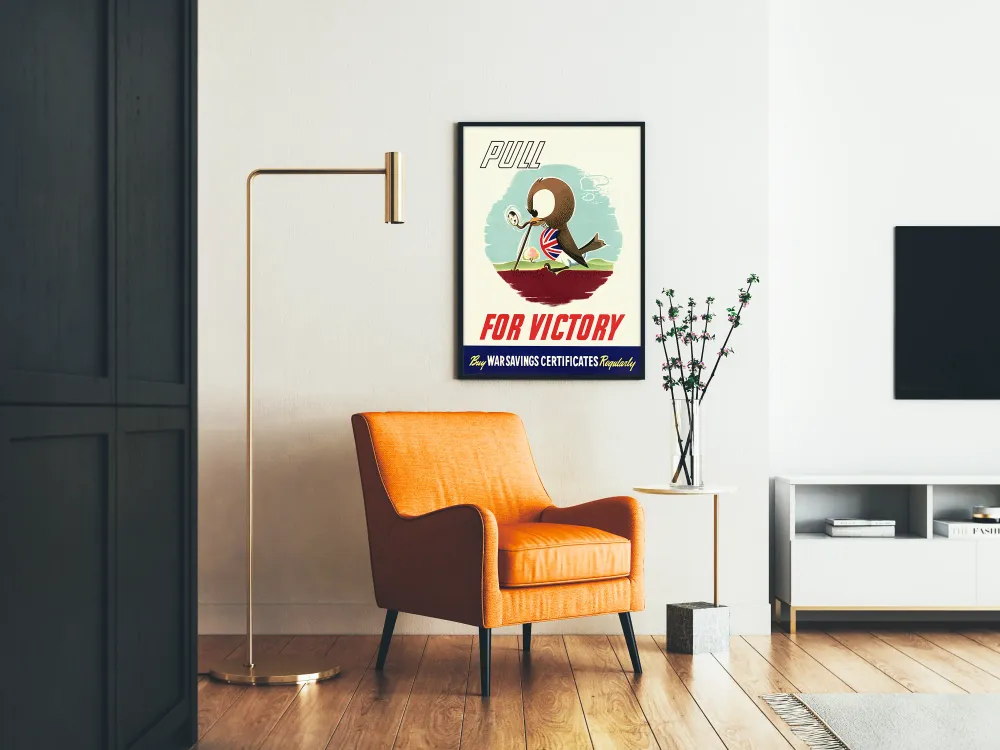 Vanhakantinen Pull Victory - Brittiläinen propagandajuliste