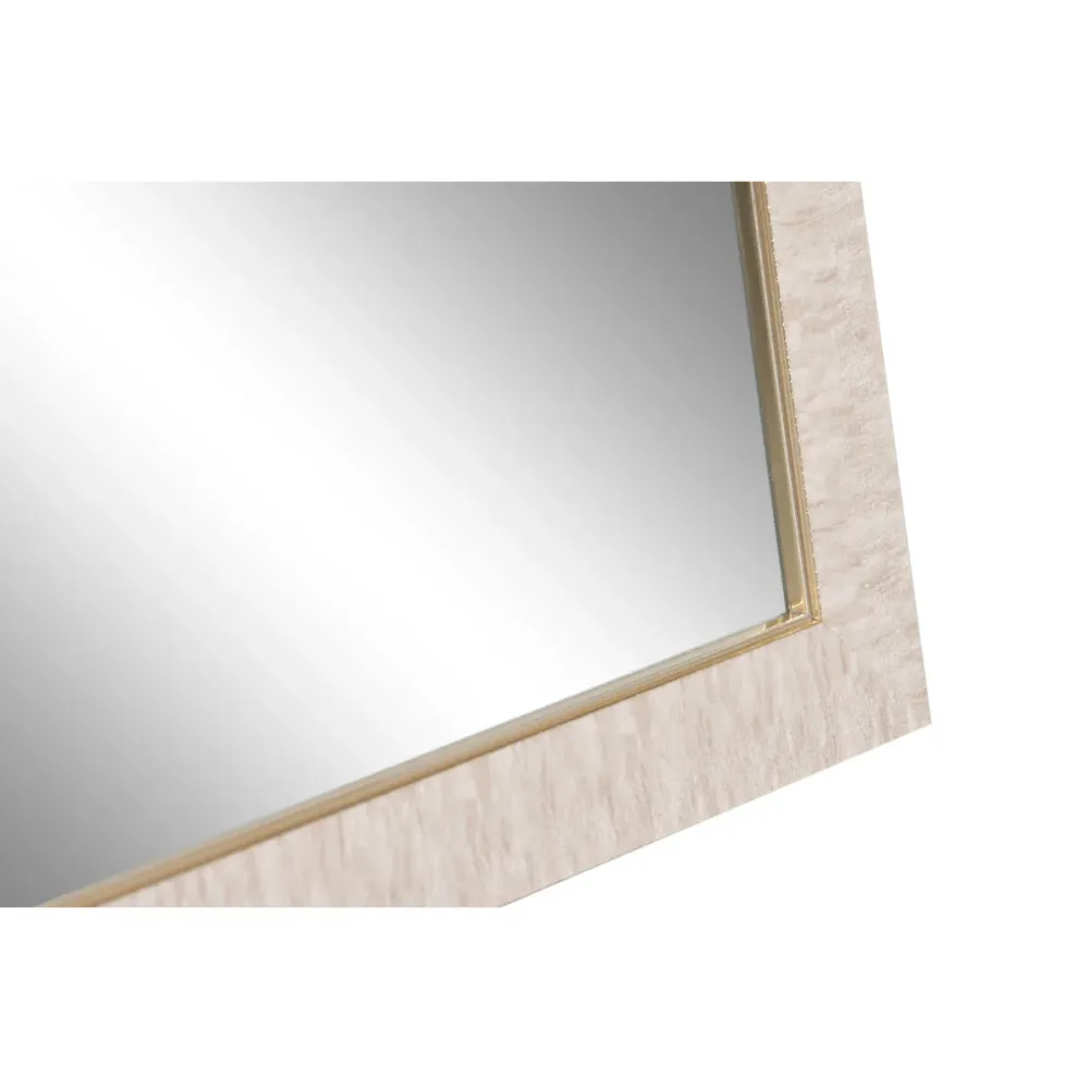 Vapaasti seisova peili Home ESPRIT Valkoinen Ruskea Beige Harmaa Kristalli polystyreeni 35,5 x 40 x 156 cm (4 osaa)
