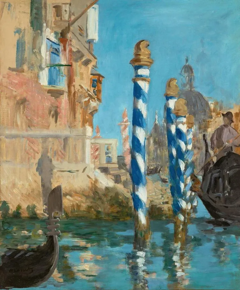 Venetsian Grand Canal - Édouard Manet | Taidetuloste