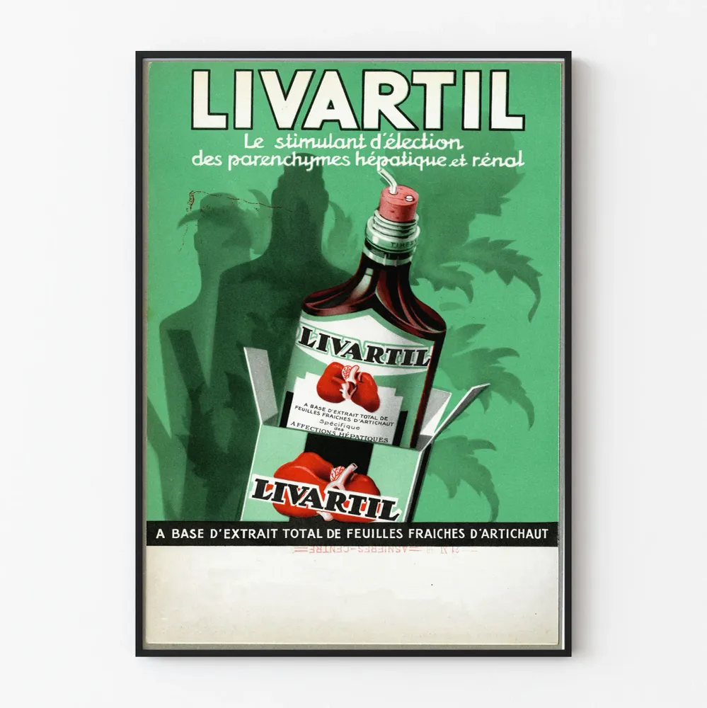 Vintage Livartil - Retro terveysseinäkollaite