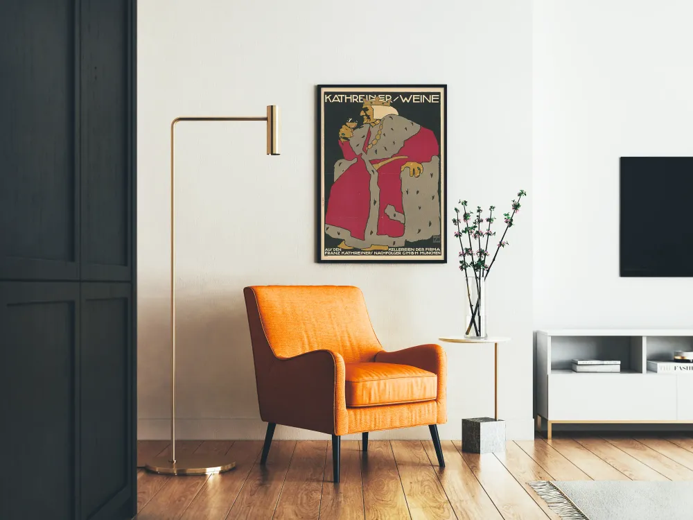 Vintage mainosposter Kathreiner Weine seinäkoristukseen
