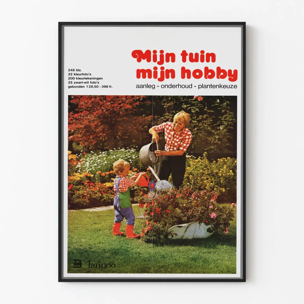 Vintage puutarhanhoito- ja kasvienhoitokilpi