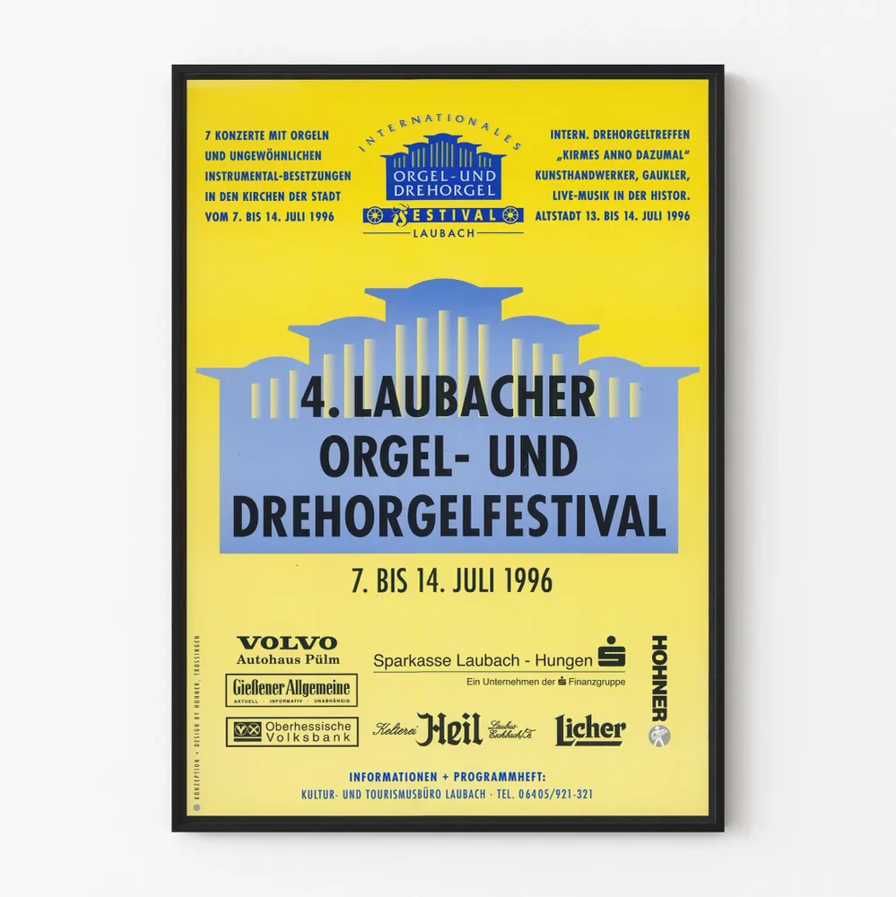 Vintagefestivaali juliste urku ja Barbariin urut 1996
