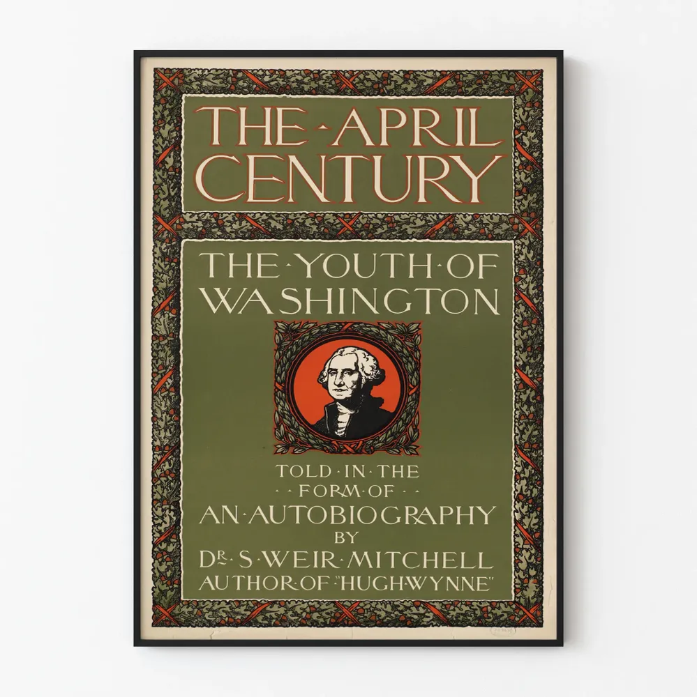 Vintagejuliste April Century - Historiallinen seinäkoristelu