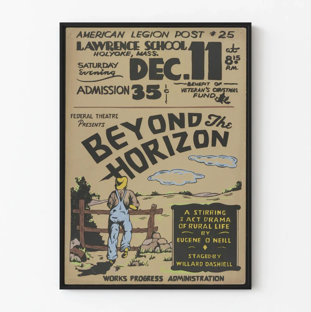 Vintagejuliste Beyond Horizon - Maaseututeatteri Eugene O'Neill