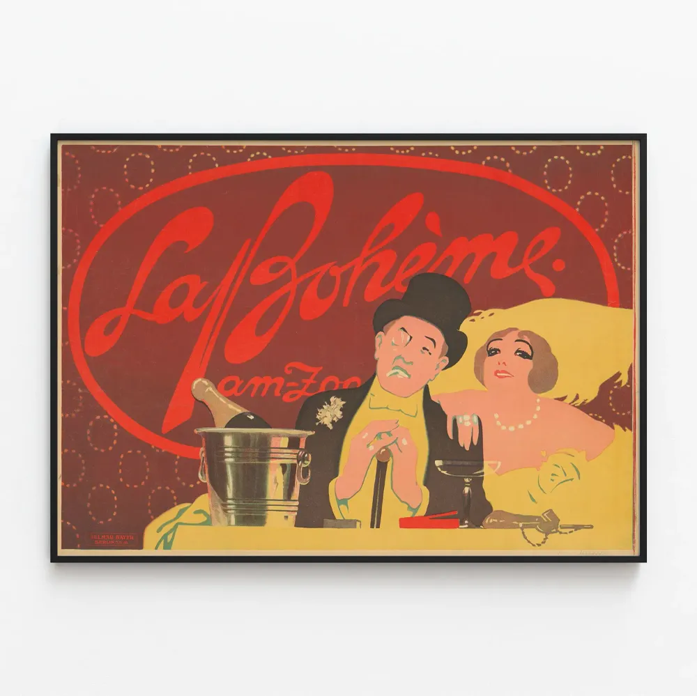 Vintagejuliste La Bohème am Zoo
