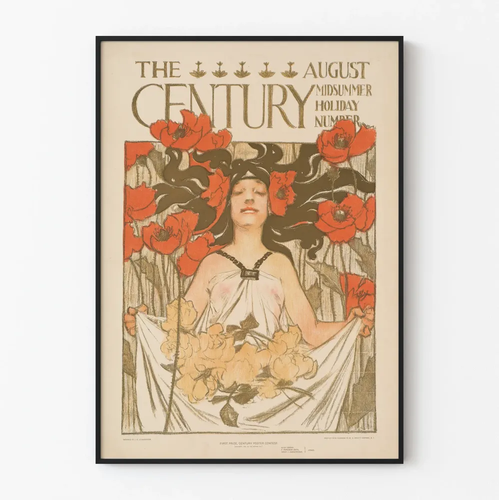 Vintagejuliste Century August Juhannuslomaviikko Numero
