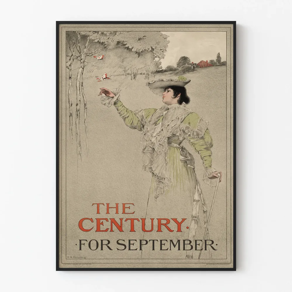 Vintagejuliste Century syyskuulle