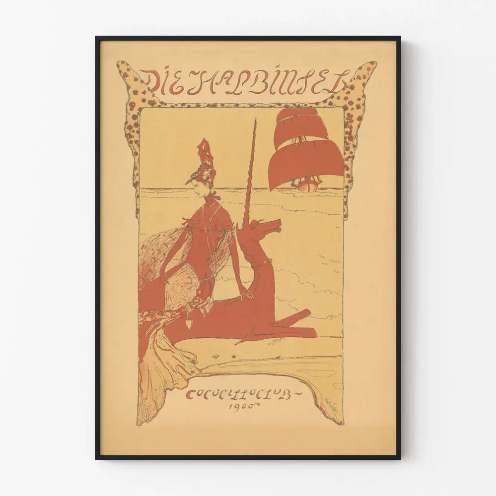 Vintagejuliste Die Halbinsel Cococelloclub 1900 seinäkoristukseen
