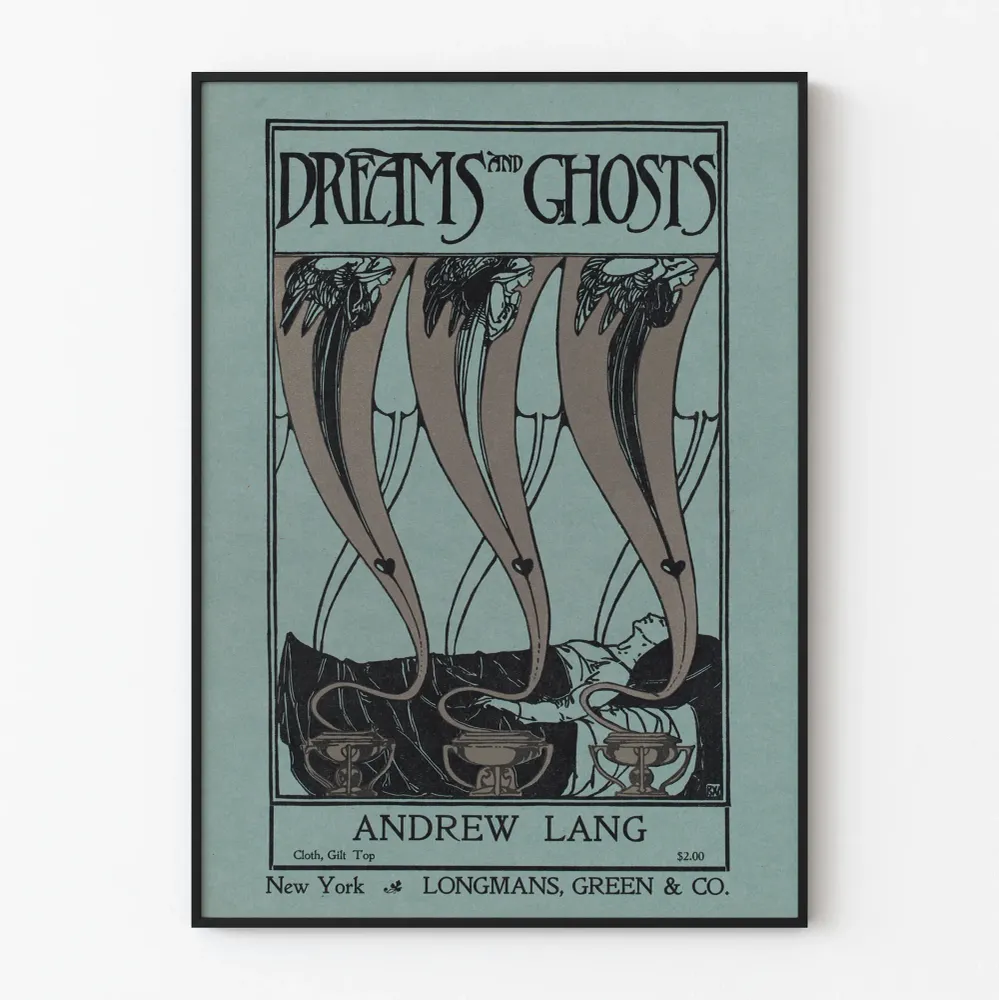 Vintagejuliste Dreams and Ghosts Andrew Langilta seinäkoristeluun