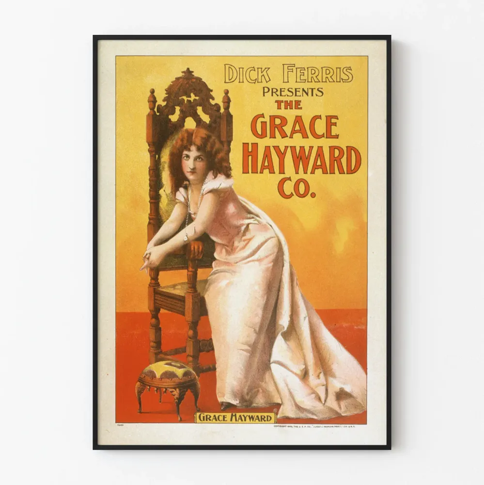 Vintagejuliste Grace Hayward Co. -kuvalta Dick Ferrisiltä