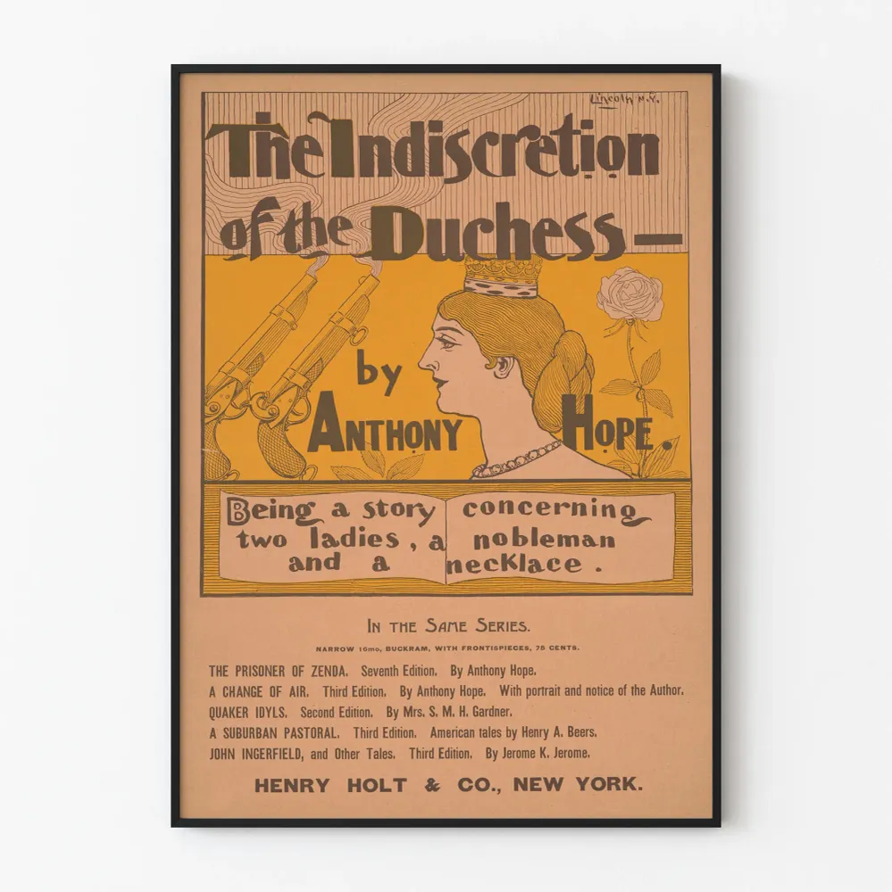 Vintagejuliste Indiscretion Duchess par Anthony Hope