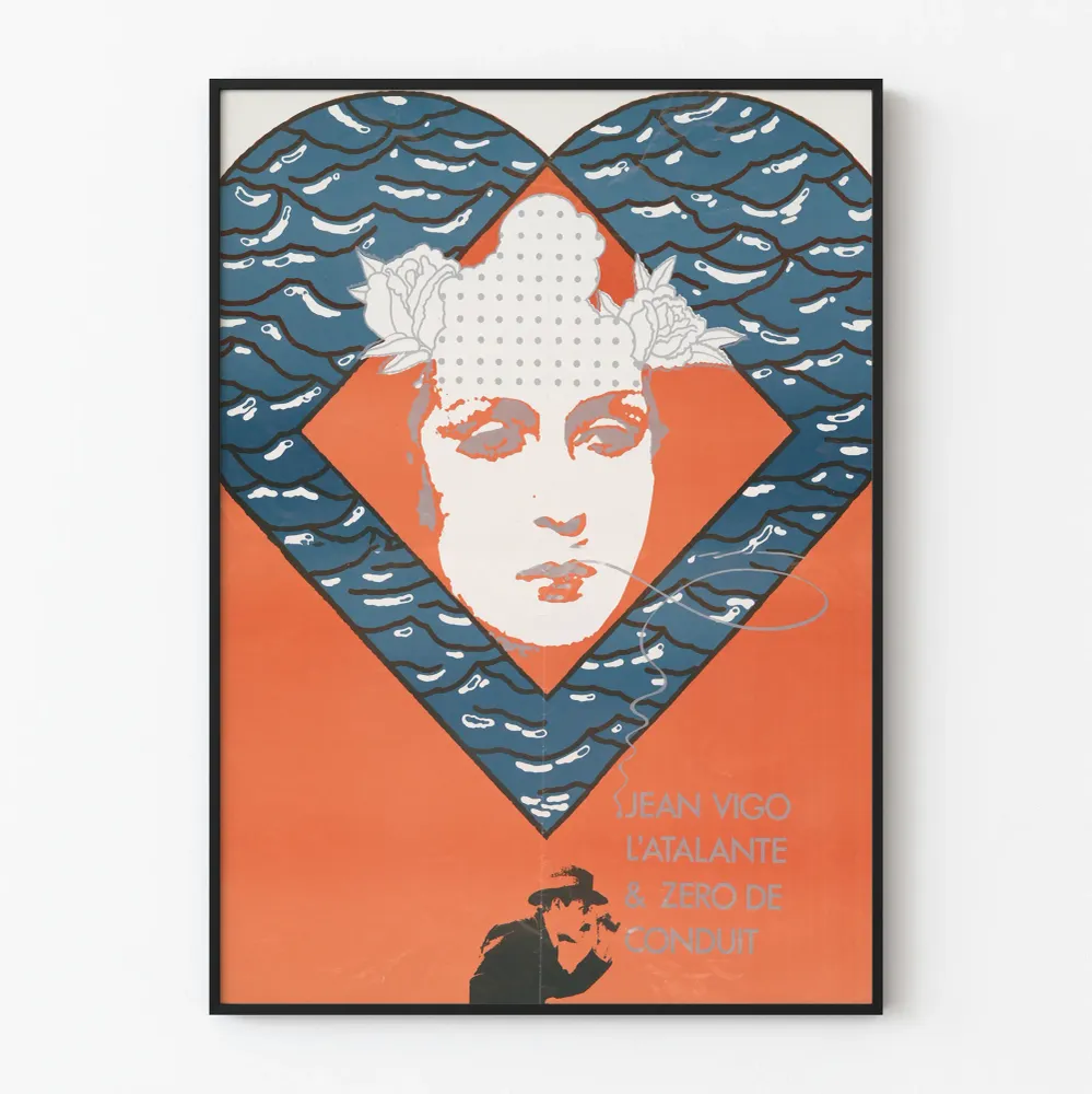 Vintagejuliste Jean Vigo L'Atalante & Zéro de Conduit