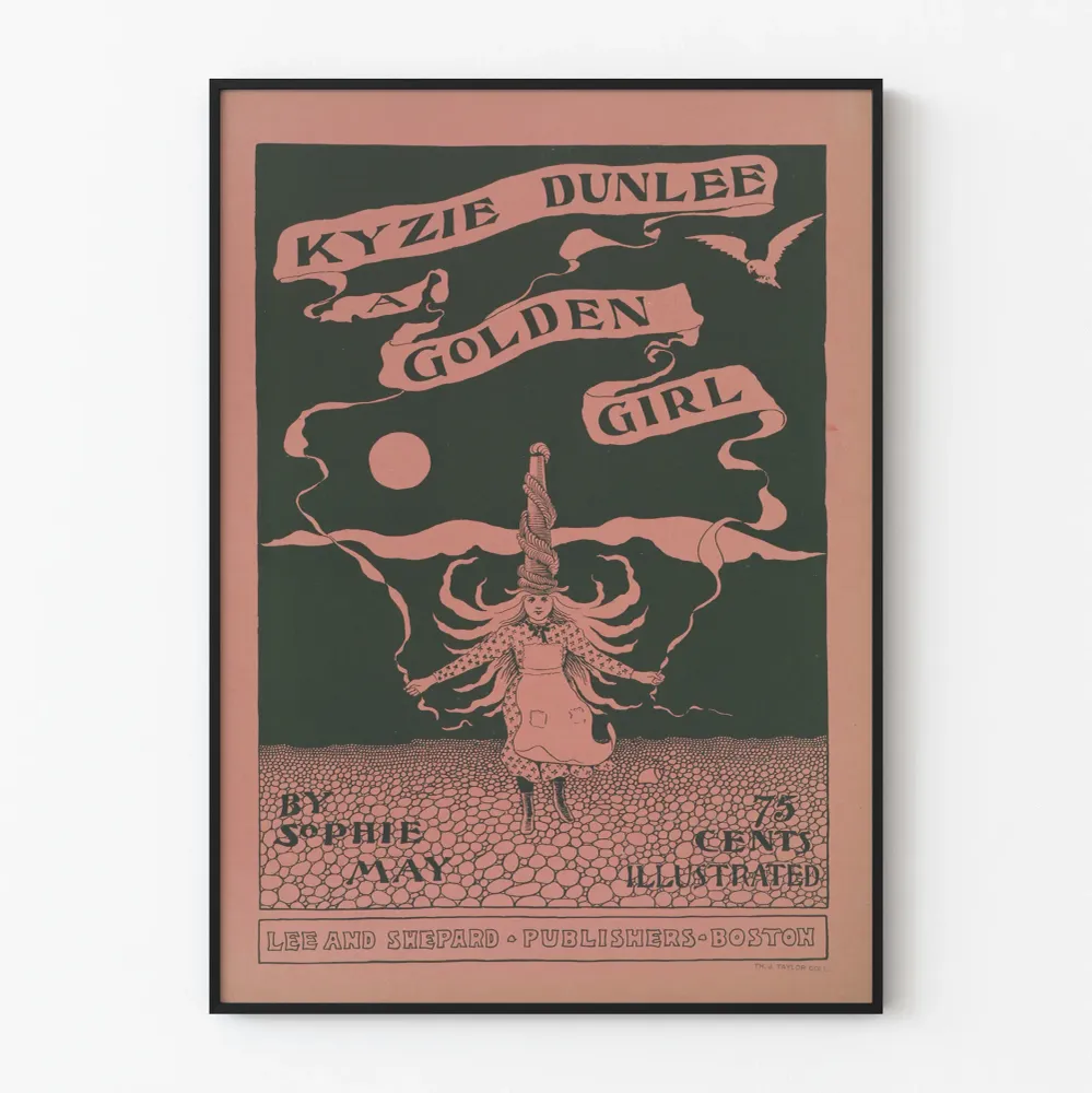 Vintagejuliste Kyzie Dunlee Golden Girl