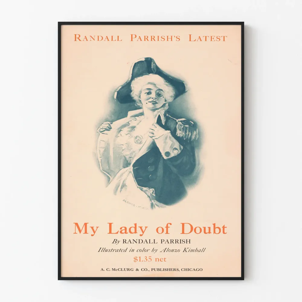 Vintagejuliste My Lady Doubt, Randall Parrish