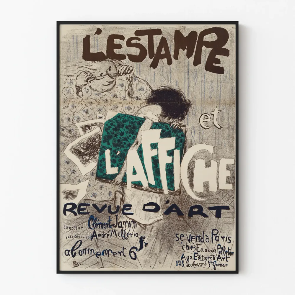 Vintagejuliste L'Estampe et L'Affiche Revue d'Art