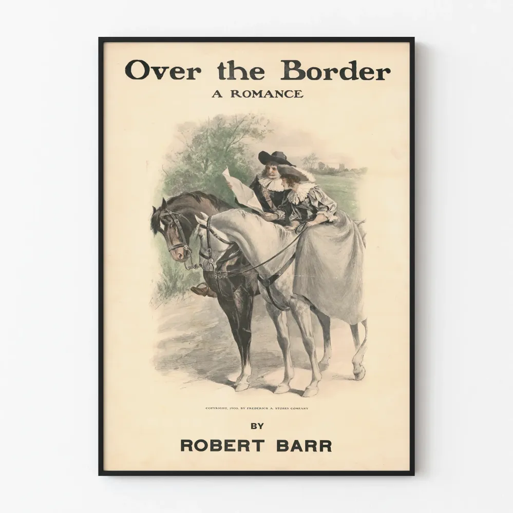 Vintagejuliste Over Border - Romance par Robert Barr