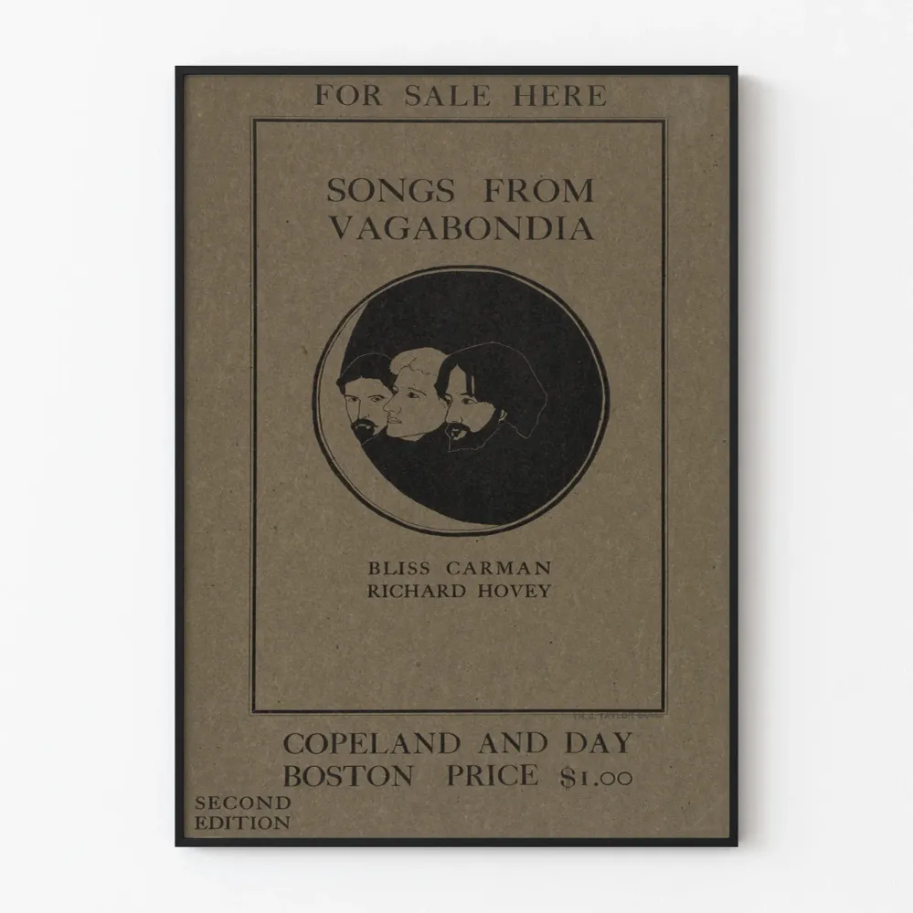 Vintagejuliste Songs from Vagabondia par Bliss Carman et Richard Hovey