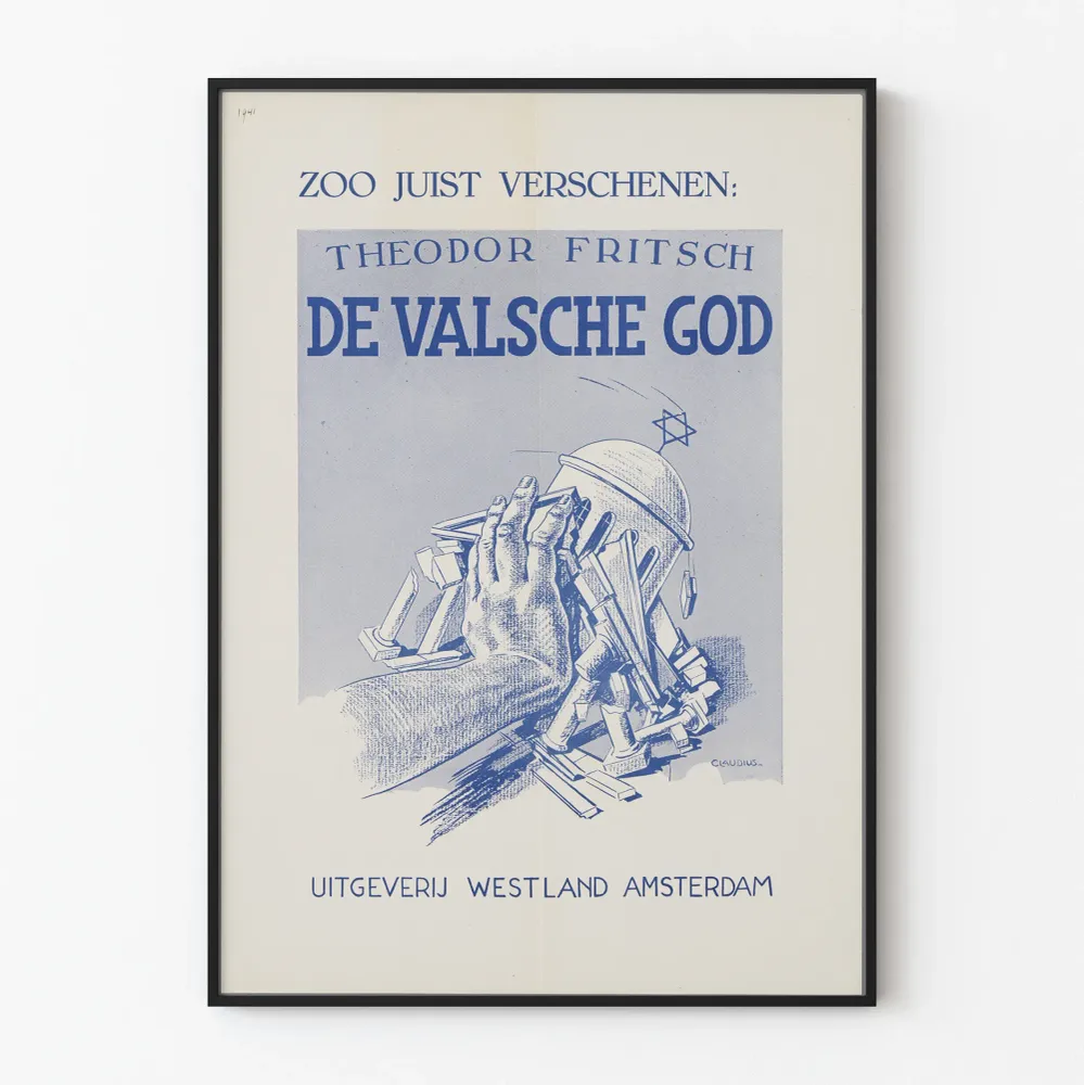 Vintagejuliste De Valsche God de Theodor Fritsch