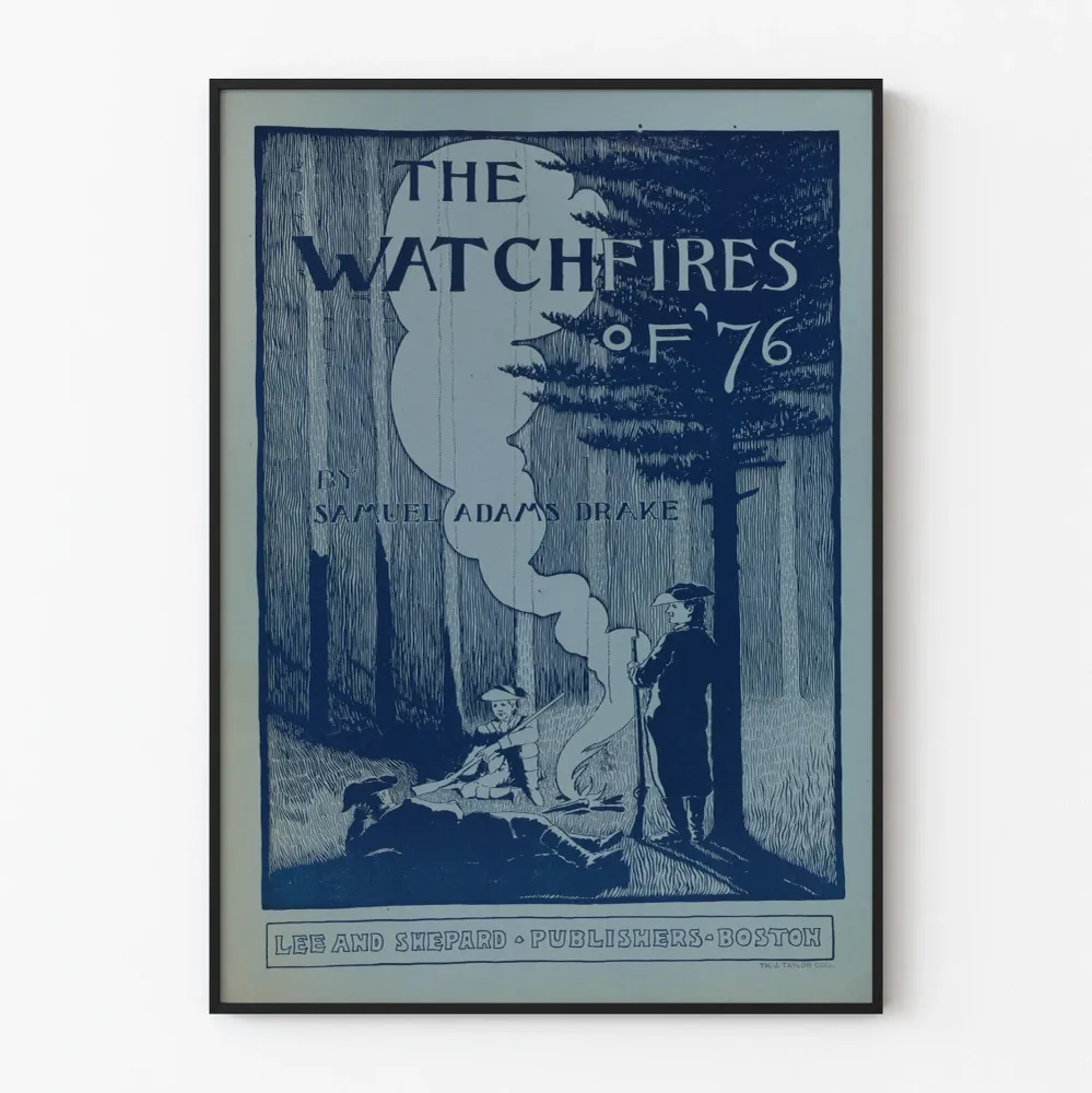 Vintagejuliste Watchfires 76 - Retroseinustakaluste