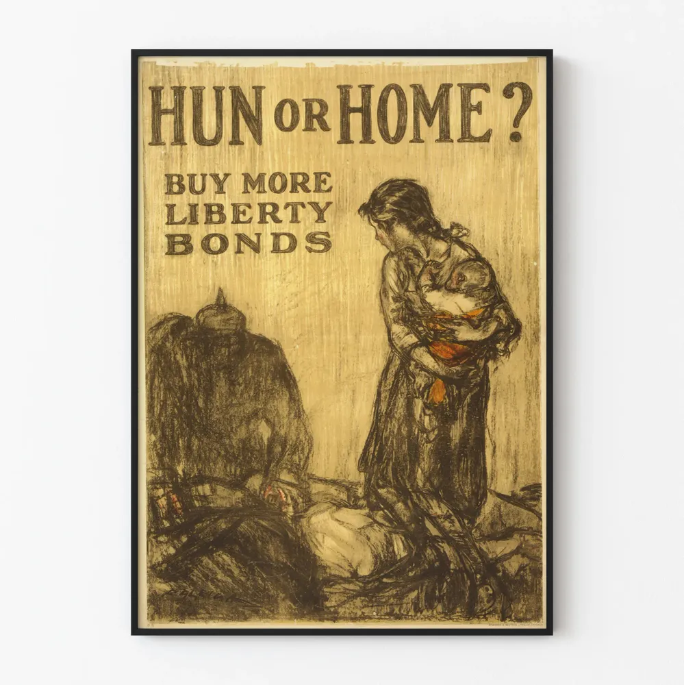 Vintagemainen patriotinen juliste - Osta lisää vapauslupauksia