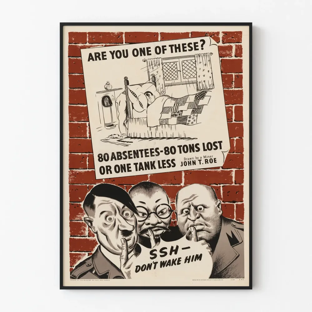 Vintagemainosjuliste 'Oletko yksi näistä?'