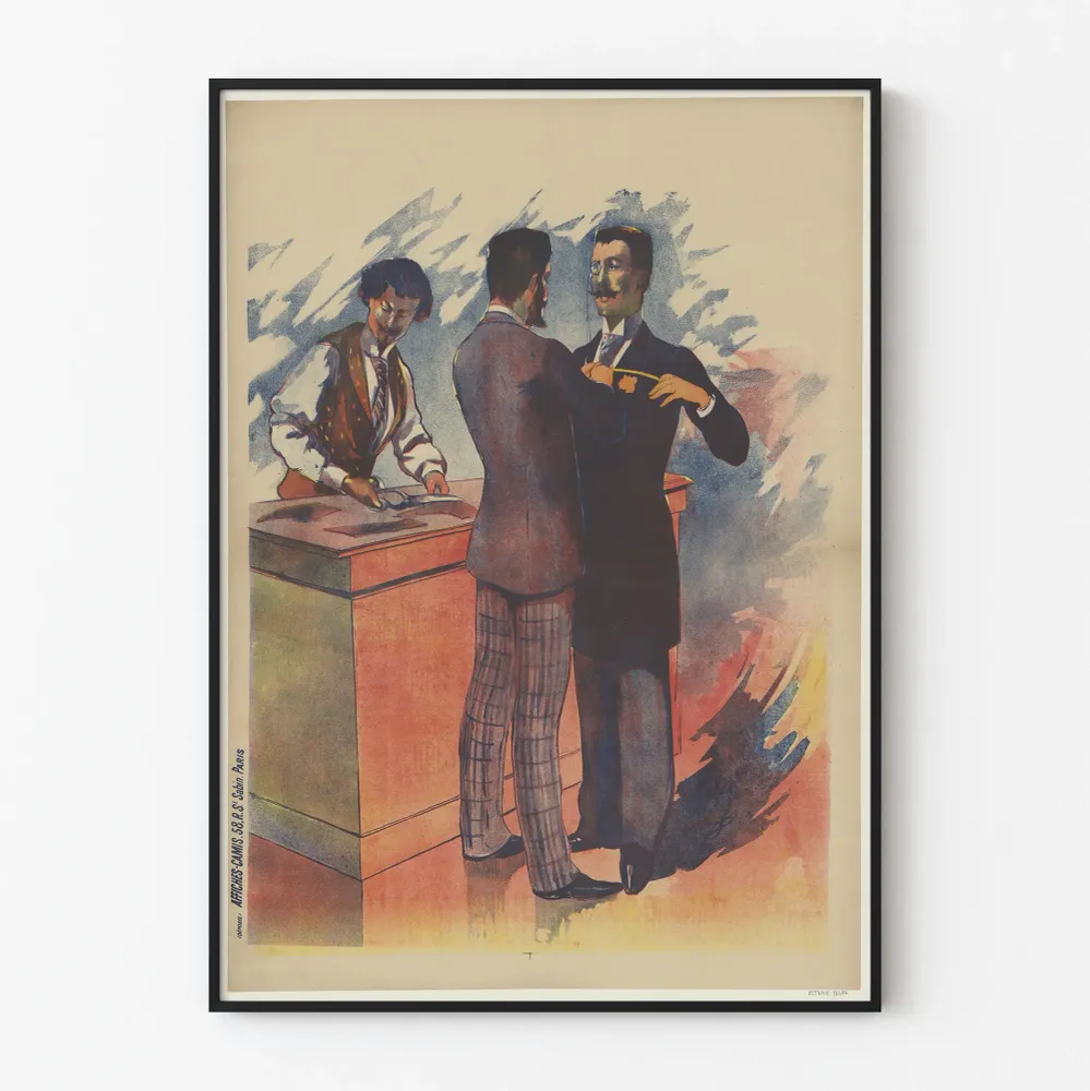 Vintage-miesten muotijuliste - Räätälöity vaatetusateljee