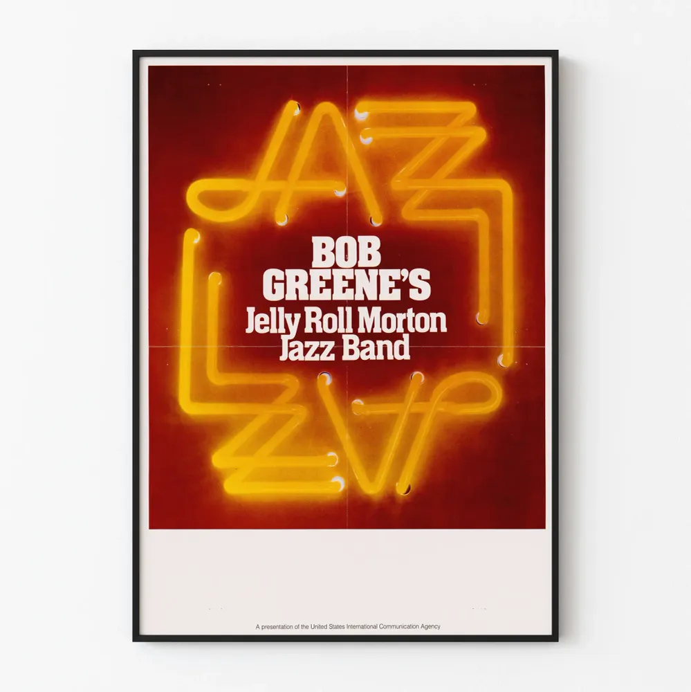 Vintage-neonjuliste Jazz Bob Greene's Jelly Roll Morton Jazz Band