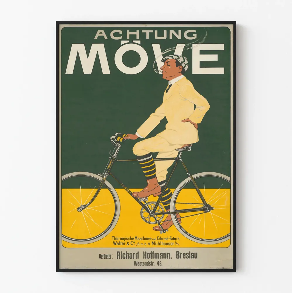 Vintagepyörä Move - Retroseinäkkeilijä Juliste