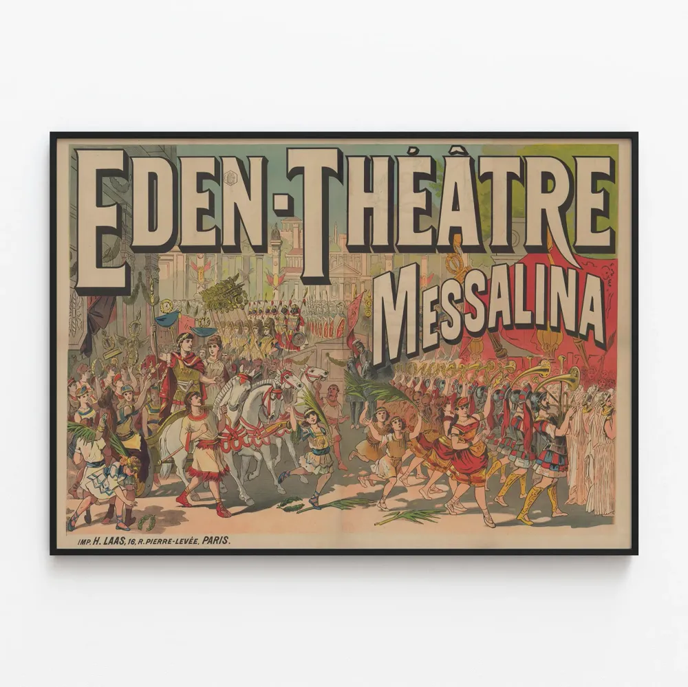 Vintage-teatterin Eden - Messalina juliste
