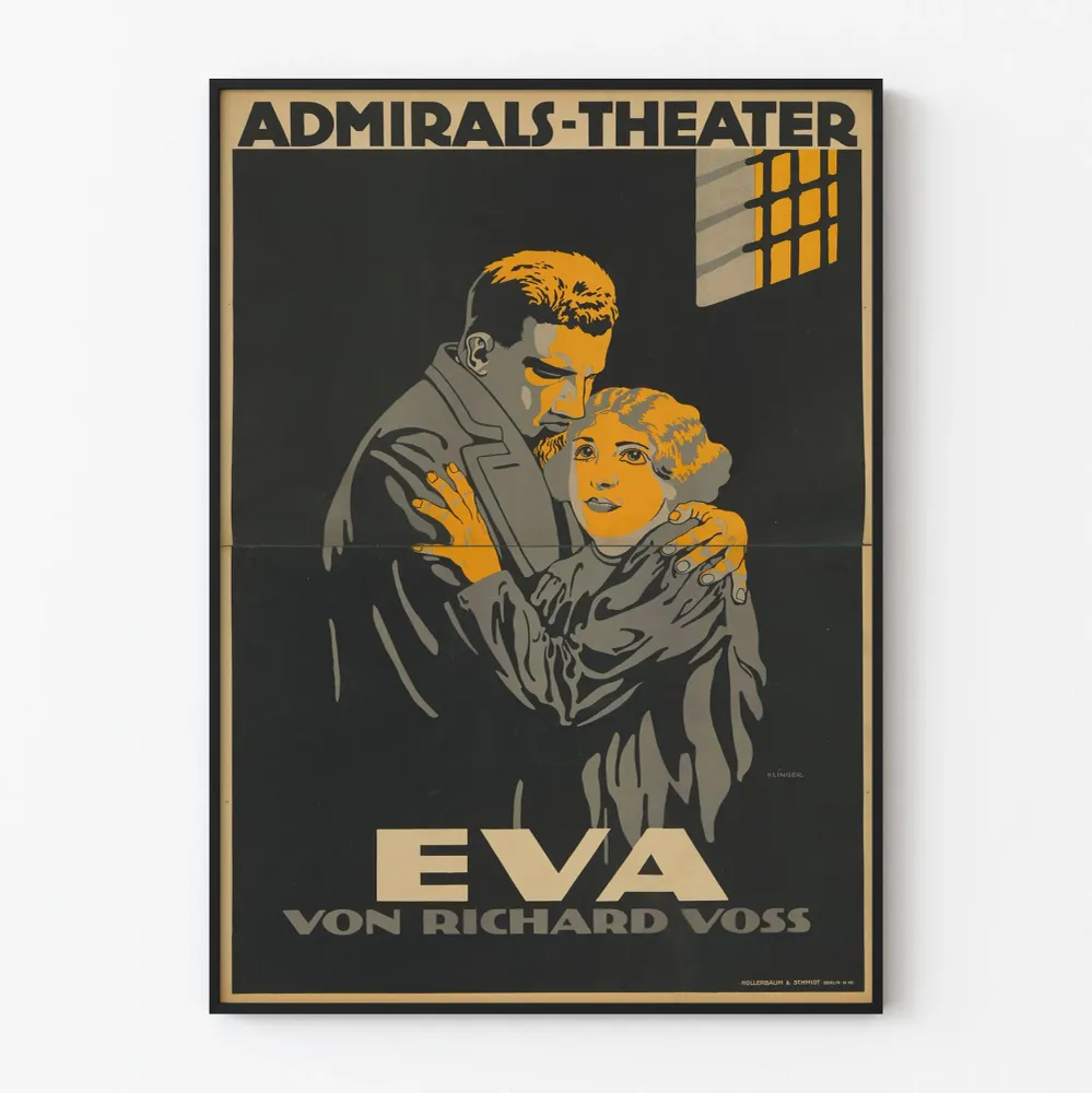 Vintage-teatterin juliste Admirals - Eva von Richard Voss