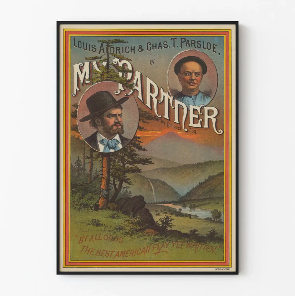 Vintage-teatterin juliste My Partner