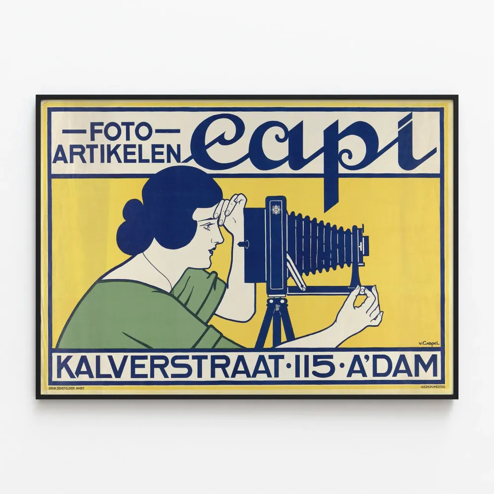 Vintage-valokuva juliste Artikelen Capi Amsterdam