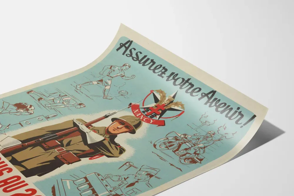 Vinttijuliste 26. R.I. Vichy armeijan rekrytointiin