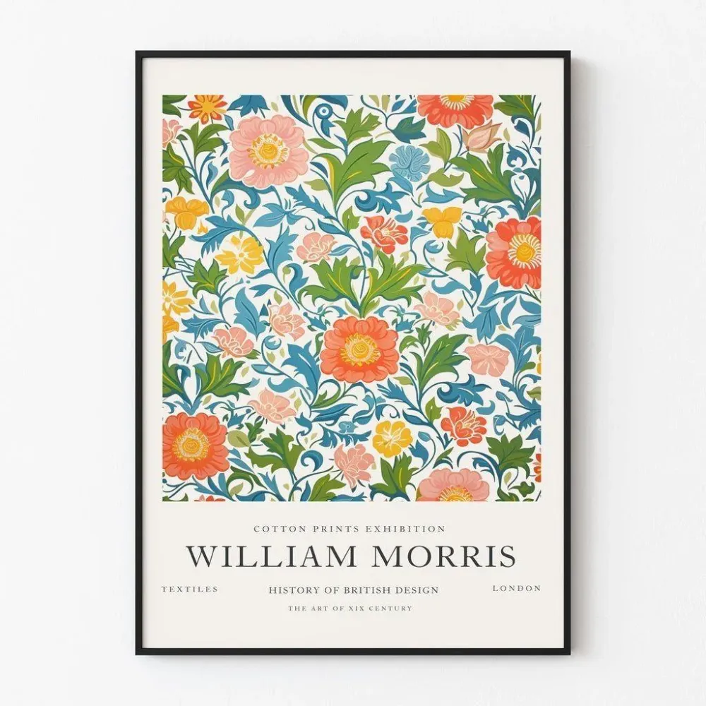 William Morris - Ruusujen harmoniakuva juliste
